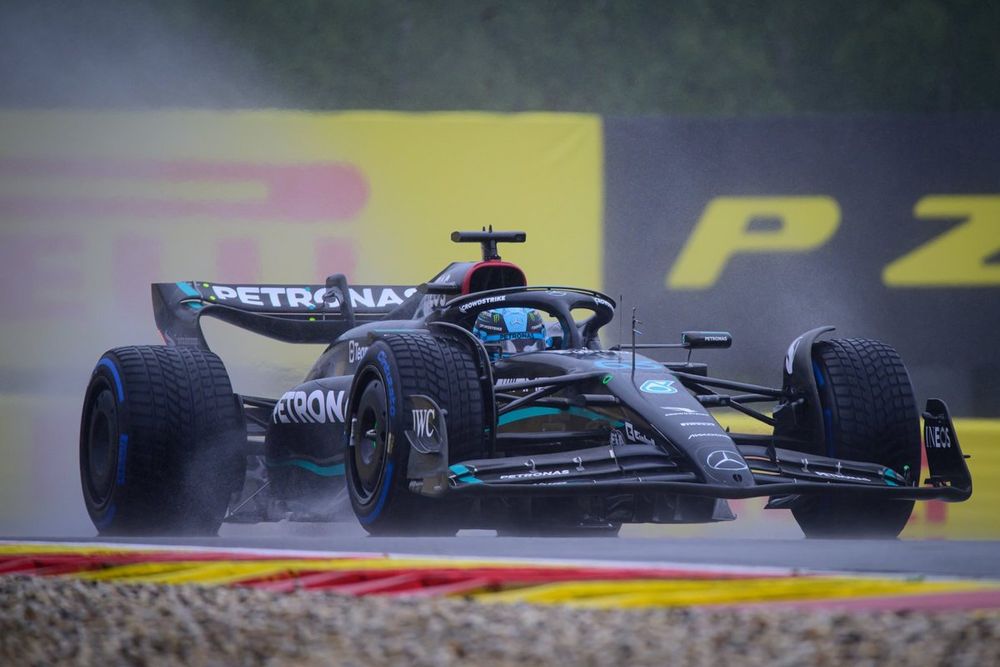 The Pirelli wet tyre could be hung out to dry