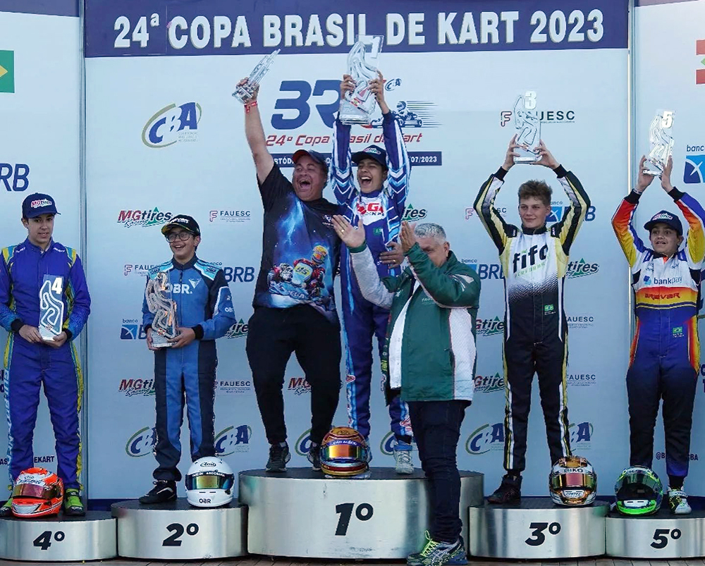 Equipe Fábio Veiga Kart Team chega ao bicampeonato na Copa Brasil após título de João Alécio na F4 Júnior