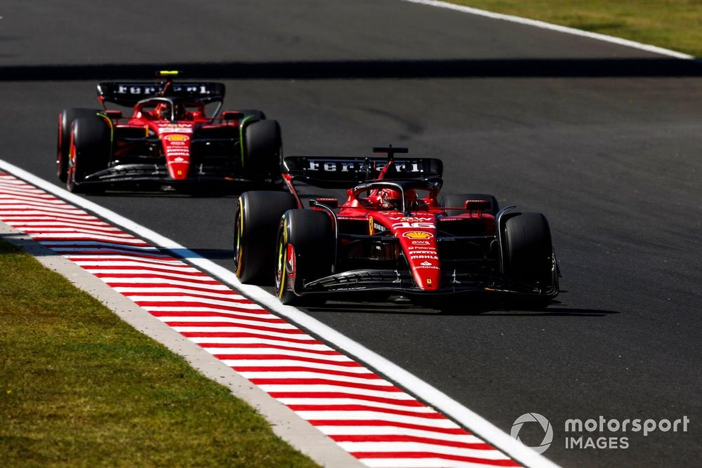 Charles Leclerc, Ferrari SF-23, Carlos Sainz, Ferrari SF-23