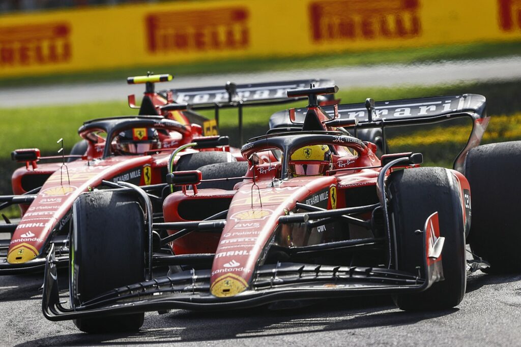 Ferrari permitiu briga entre Leclerc e Sainz “pelos tifosi”