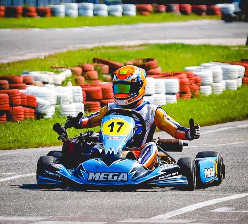 Mega Kart teve final de semana com três vitórias e duas dobradinhas