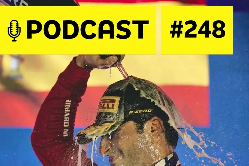 Podcast #248 – Ferrari passa pano para Leclerc e subestima Sainz?