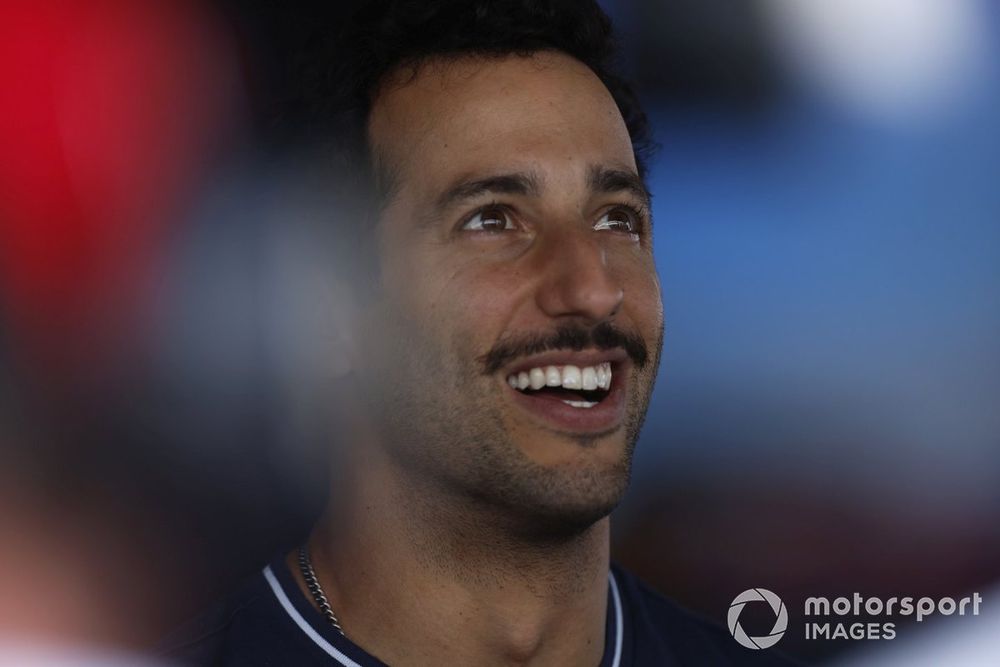 Daniel Ricciardo, AlphaTauri, feliz con su sábado en el GP de México 2023.