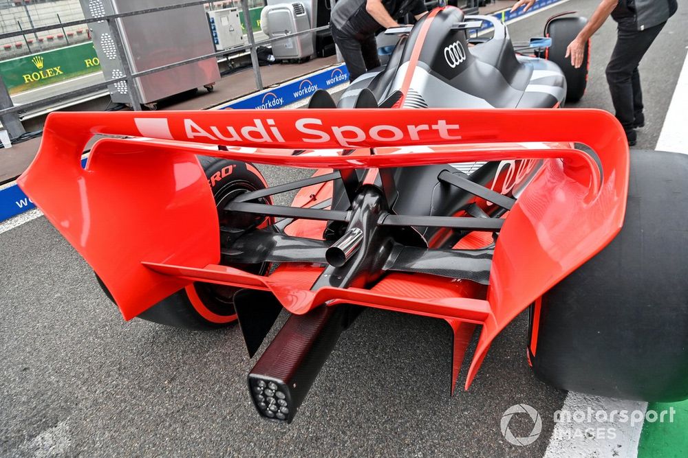 The new Audi Sport F1 concept car