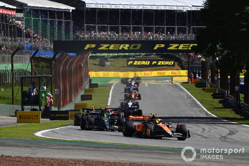 Who will join Verstappen on the podium in Brazil?