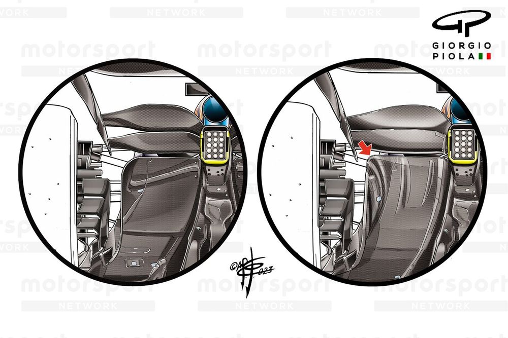 124-23 Red Bull Diffuser comparison