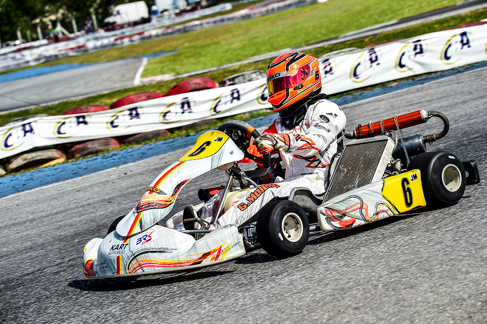 Palheta quebrada tirou chances de título de Guilherme Moleiro na final da Júnior Menor