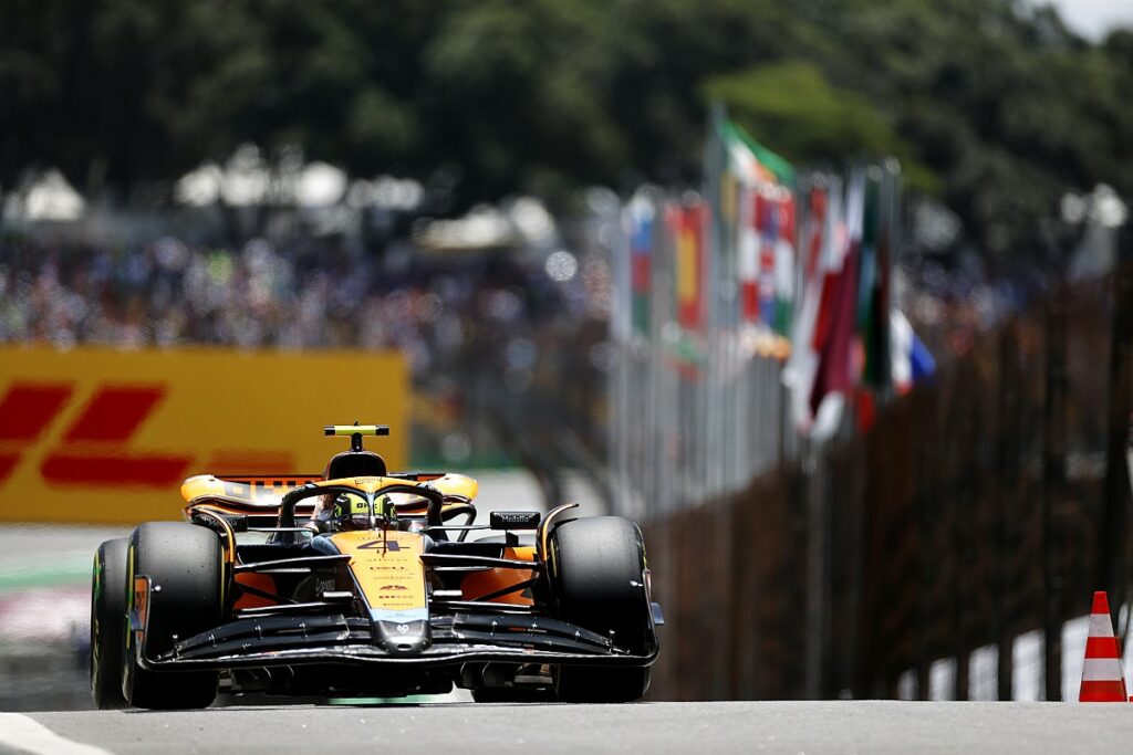 Norris bate Verstappen pela pole da corrida sprint de Interlagos