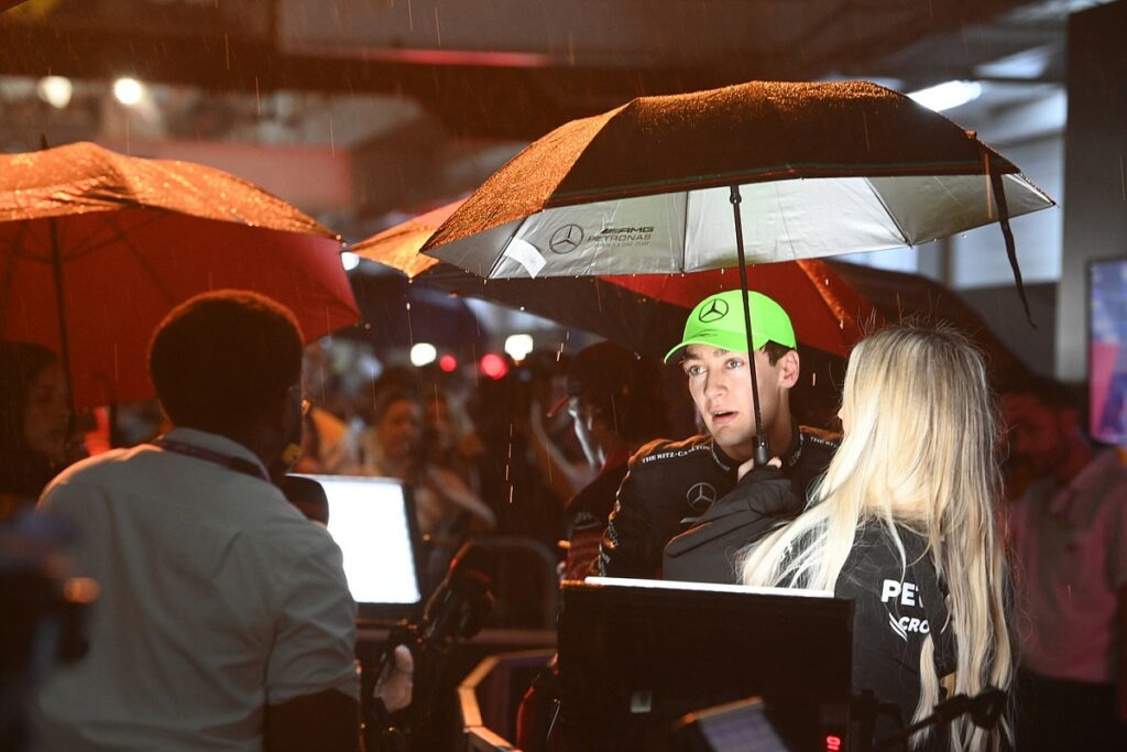 Russell punido no grid do GP Brasil por infração no pitlane