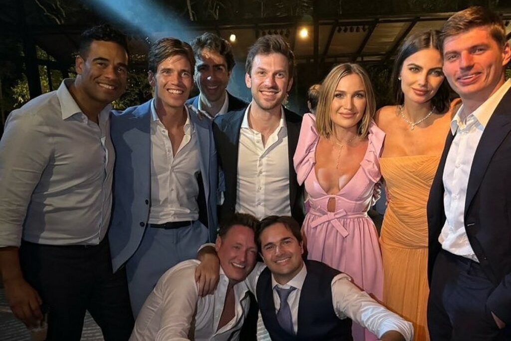 Verstappen marca presença no casamento de Nelsinho Piquet em SP