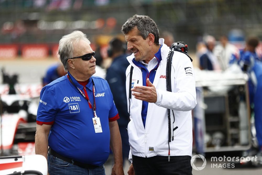 Gene Haas, Owner and Founder, Haas F1, Guenther Steiner, Team Principal, Haas F1