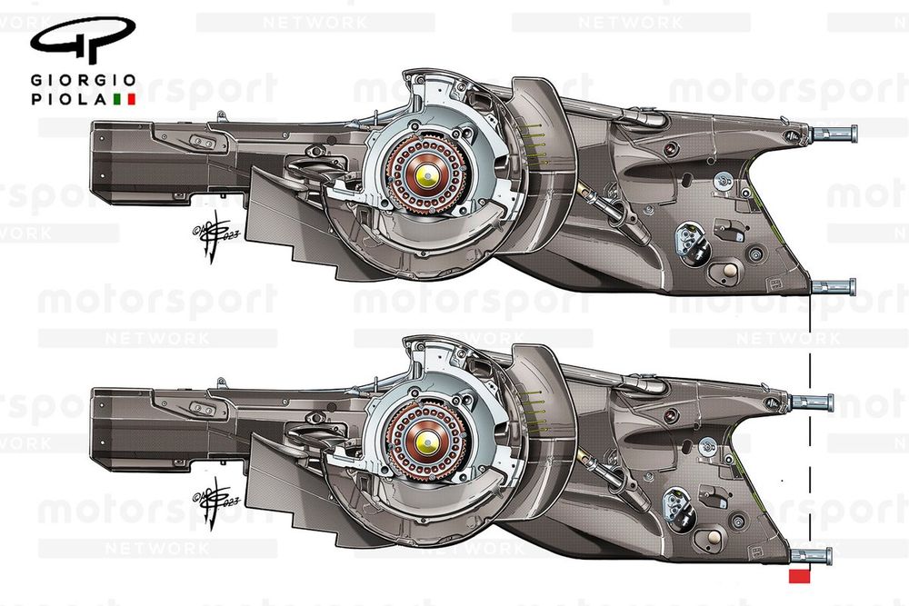 Ferrari SF-23: la macchina 2024 ha una scatola del cambio più corta