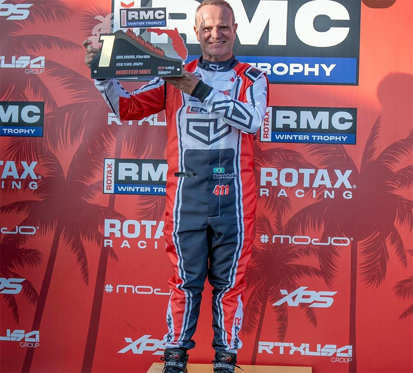 Campeões nos Estados Unidos, Rubens Barrichello e Diego Ramos garantem vaga no Rotax Max Finals