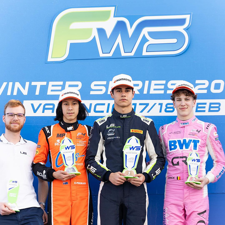 Matheus Ferreira venceu em Valência na Fórmula 4 Winter Series