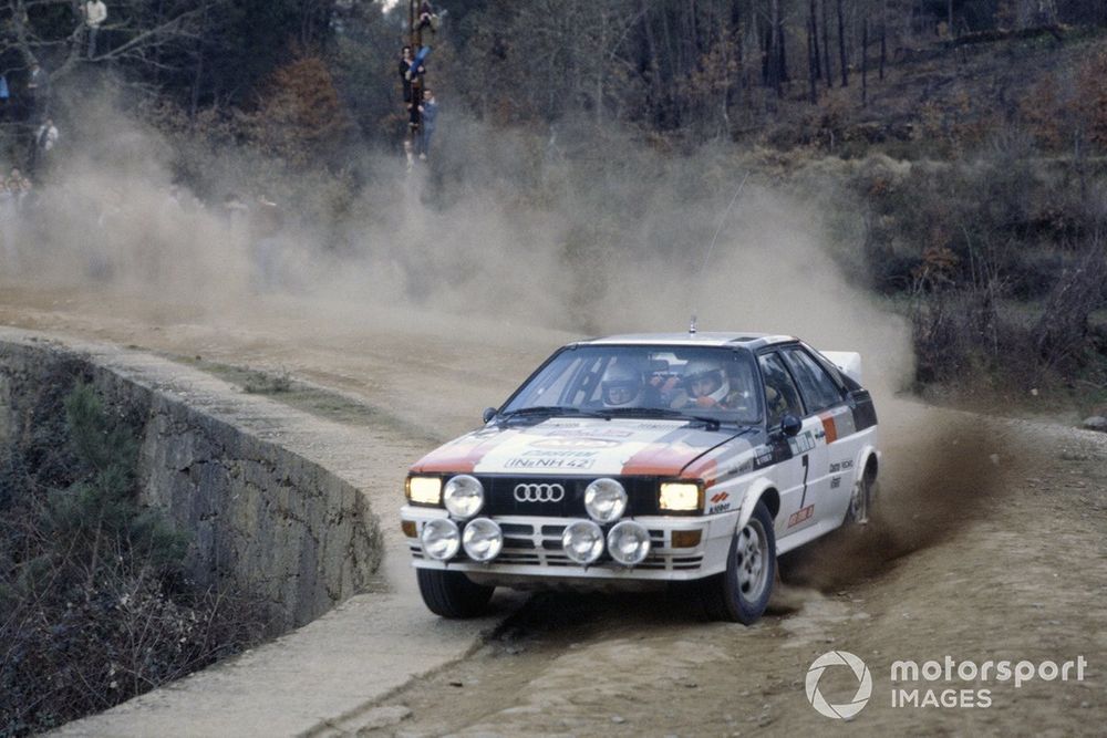 Mouton esteve perto de conquistar o título WRC de 1982 com a Audi