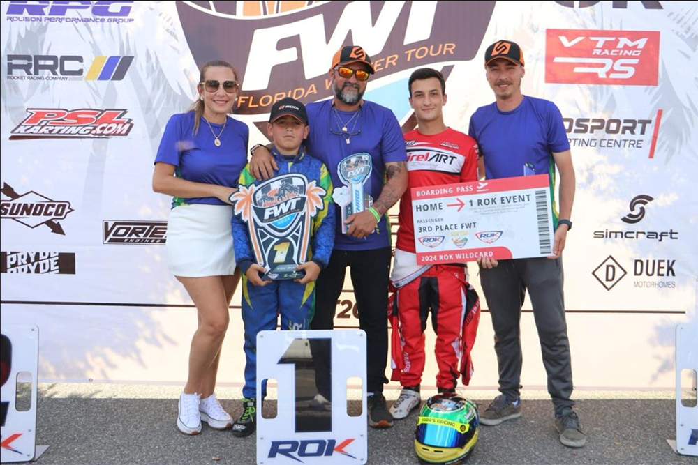 Lourenço Varela conquistou nova vitória no kartismo norte-americano