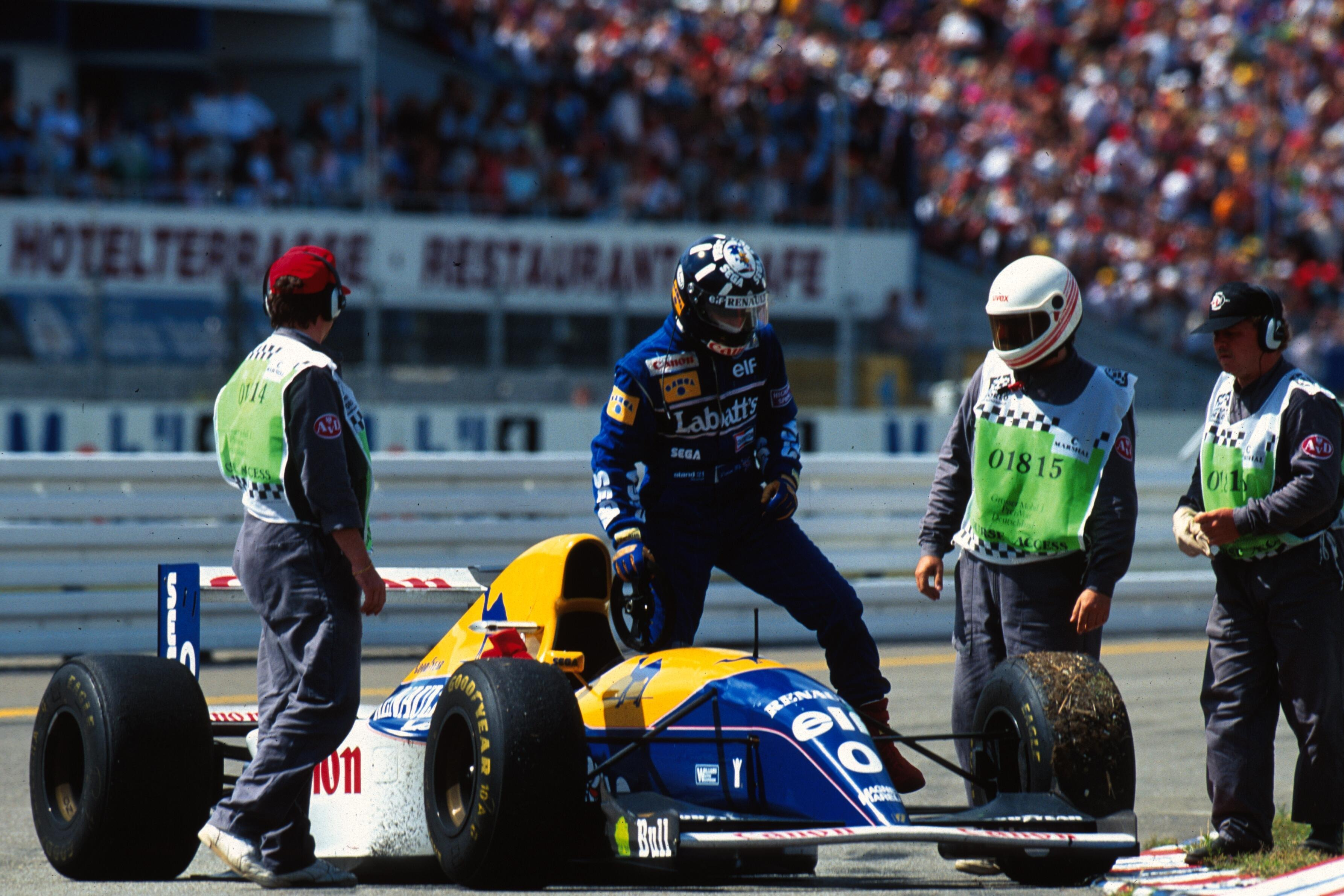 Damon Hill, Williams, 1993 German GP