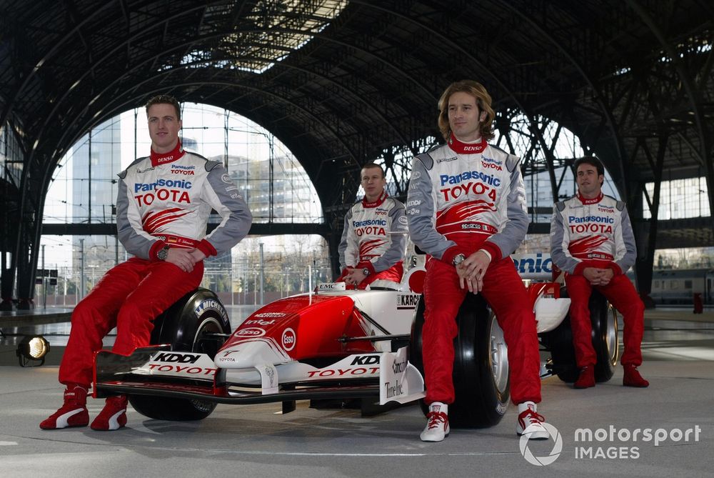 Ralf Schumacher en Jarno Trulli in 2005