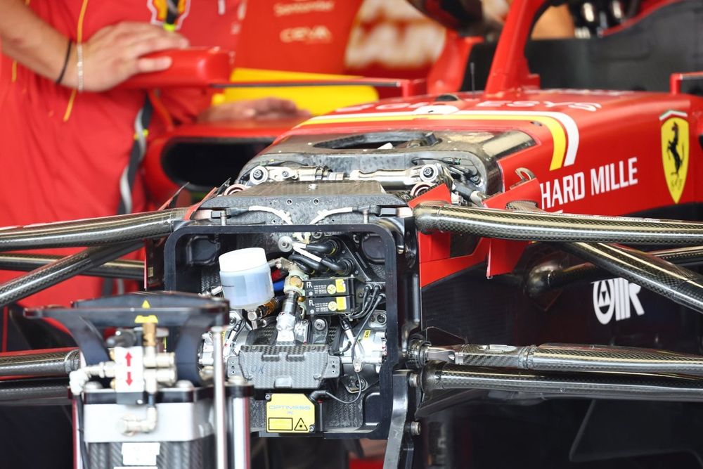 Ferrari SF-24: la sospensione anteriore push rod diventerà pull rod sulla 677