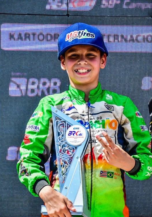 Matias Dominguez é vice-campeão brasileiro em sua temporada de estreia na Cadete