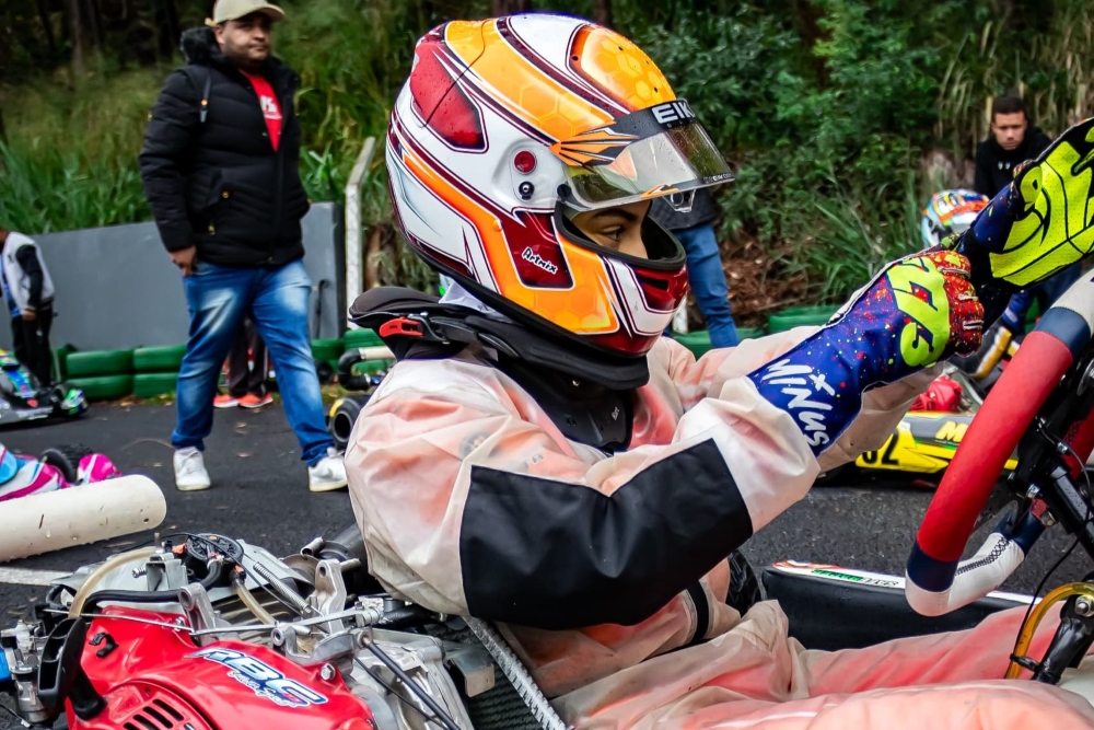 João Francisco conquistou um lugar no pódio na penúltima etapa da V11 Aldeia Cup