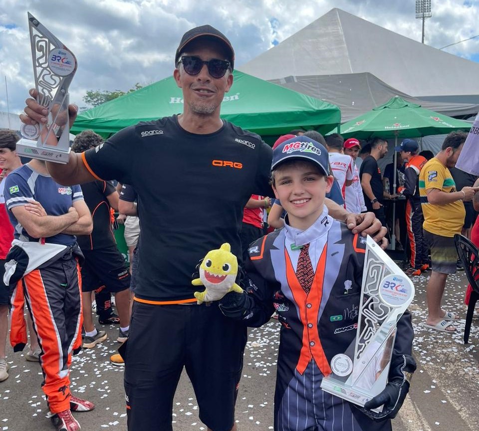 Campeão brasileiro na Júnior Menor, Nicolas Guth conquistou seu segundo título nacional na temporada