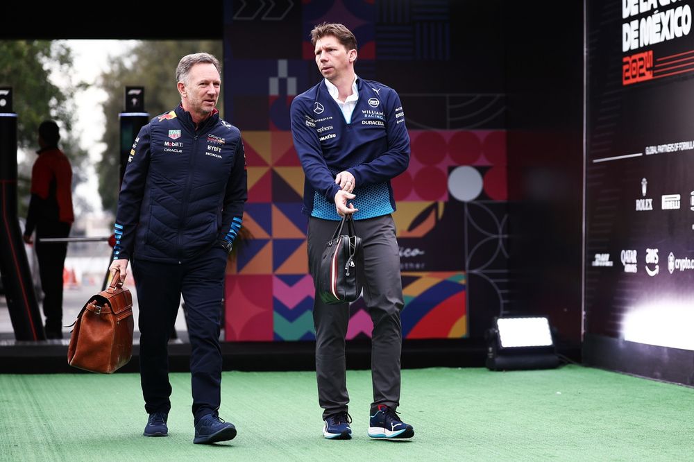 Christian Horner, Team Principal, Red Bull Racing, James Vowles, Team Principal, Williams Racing