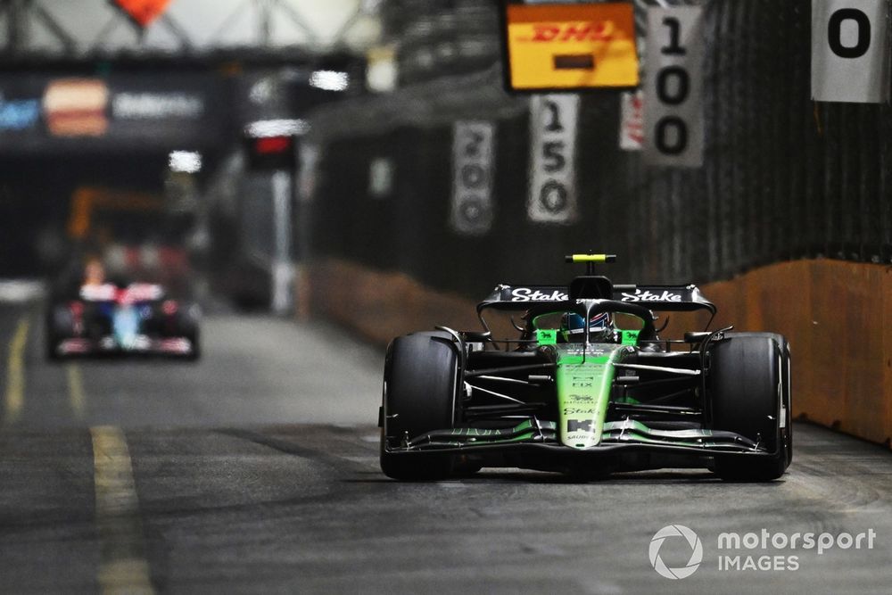 Guanyu Zhou, Stake F1 Team KICK Sauber C44, disfrutó de una buena carrera en Las Vegas.