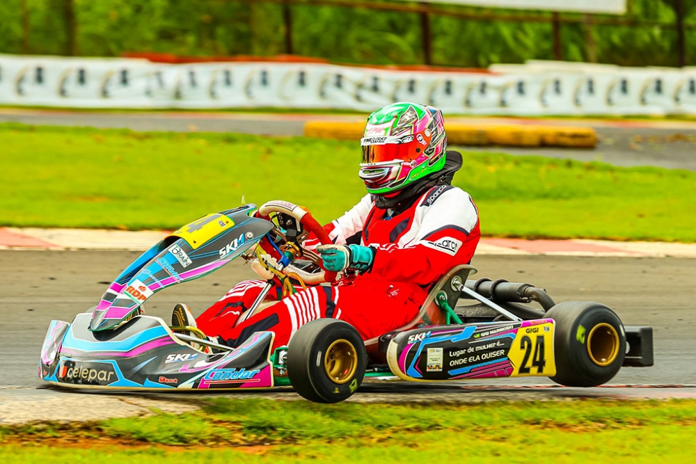 Vice-campeã na Granja Viana, Giovana Marinoski faz avaliação positiva de sua temporada na Rotax Max