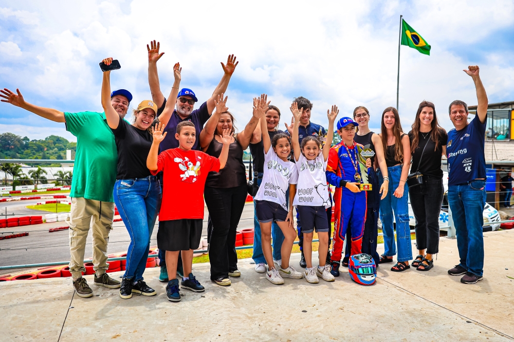 Francisco Rocha confirmou favoritismo e garantiu o título da Copa São Paulo KGV na Rotax Mini Max