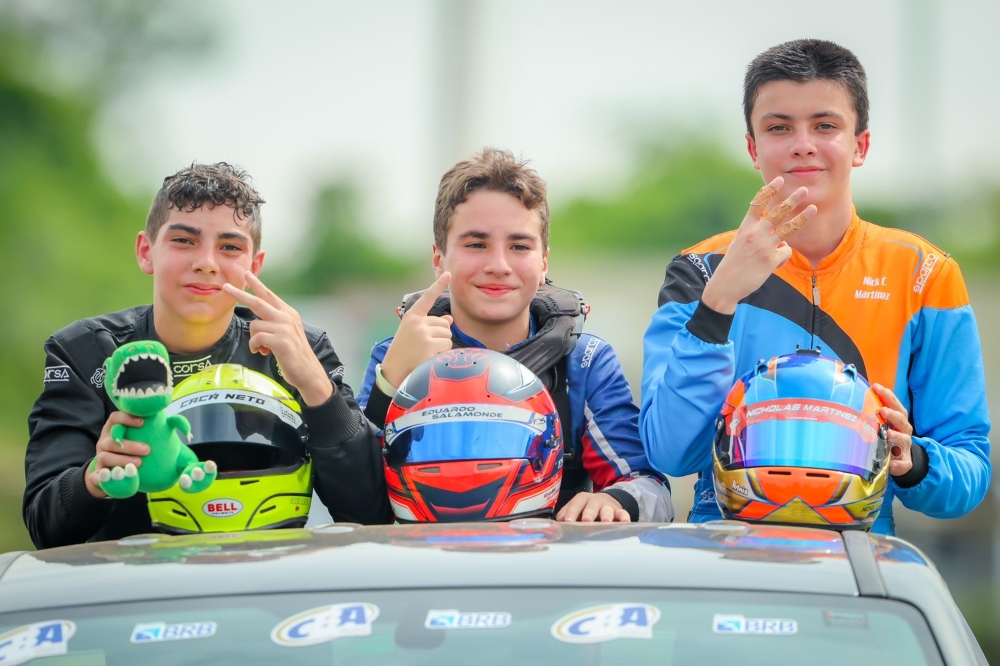 Final intensa da Rotax Júnior Max foi palco para o primeiro título brasileiro de Dudu Salamonde