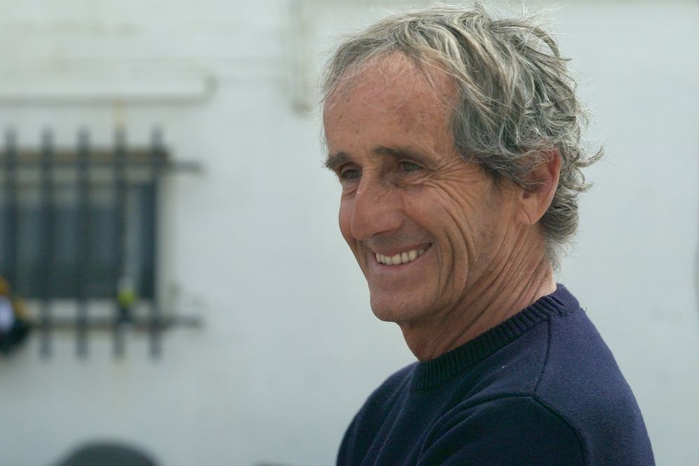 Alain Prost dans le documentaire que Canal+ lui consacre.