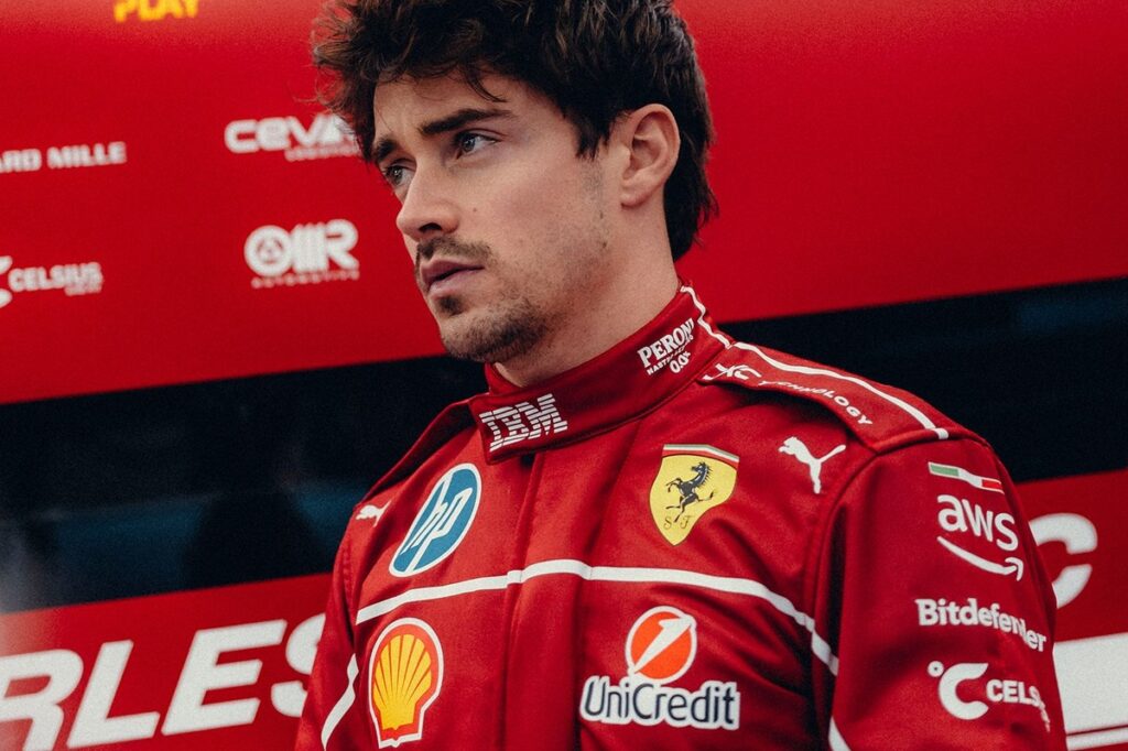 F1: Leclerc expõe problemas do novo carro da Ferrari de 2025