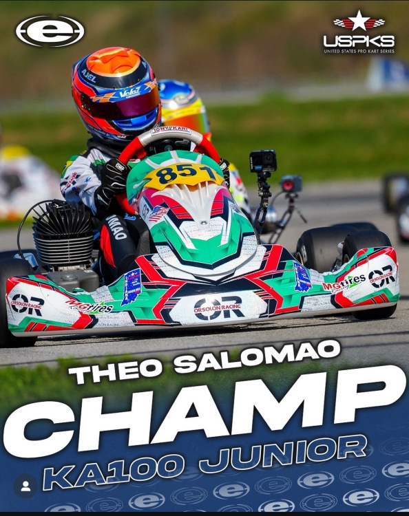 Theo Salomão levou o kartismo brasileiro a mais um título nos Estados Unidos