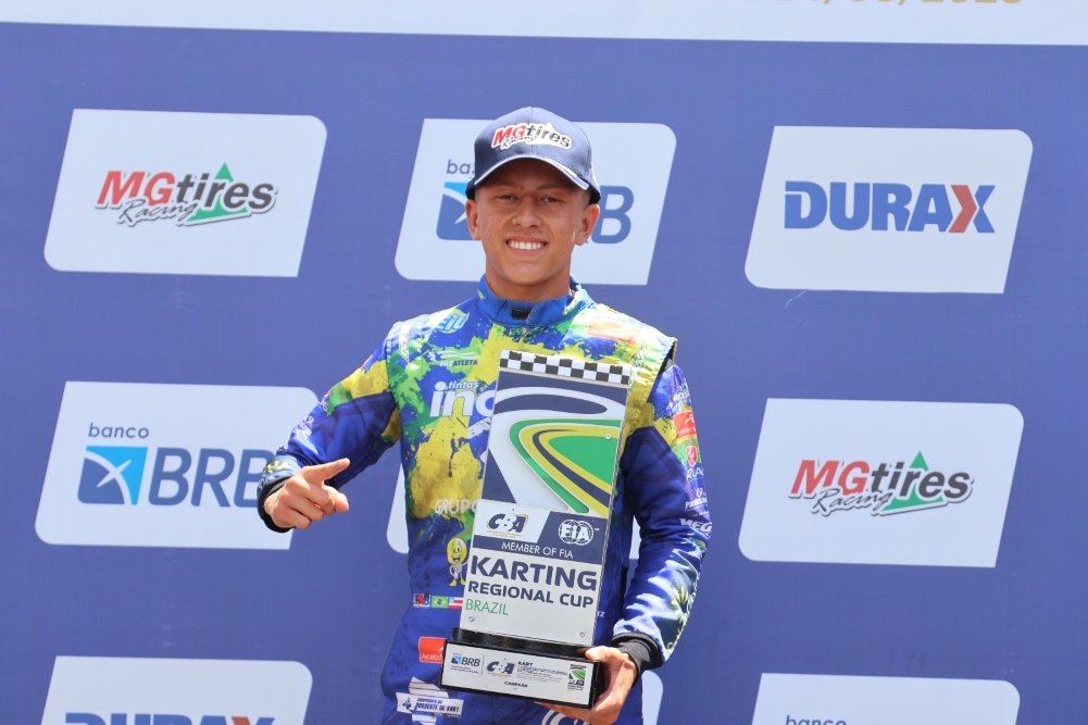 Diogo Cruz é premiado pela CBA e fará teste de Fórmula 4 em Monza na equipe do pai de Kimi Antonelli