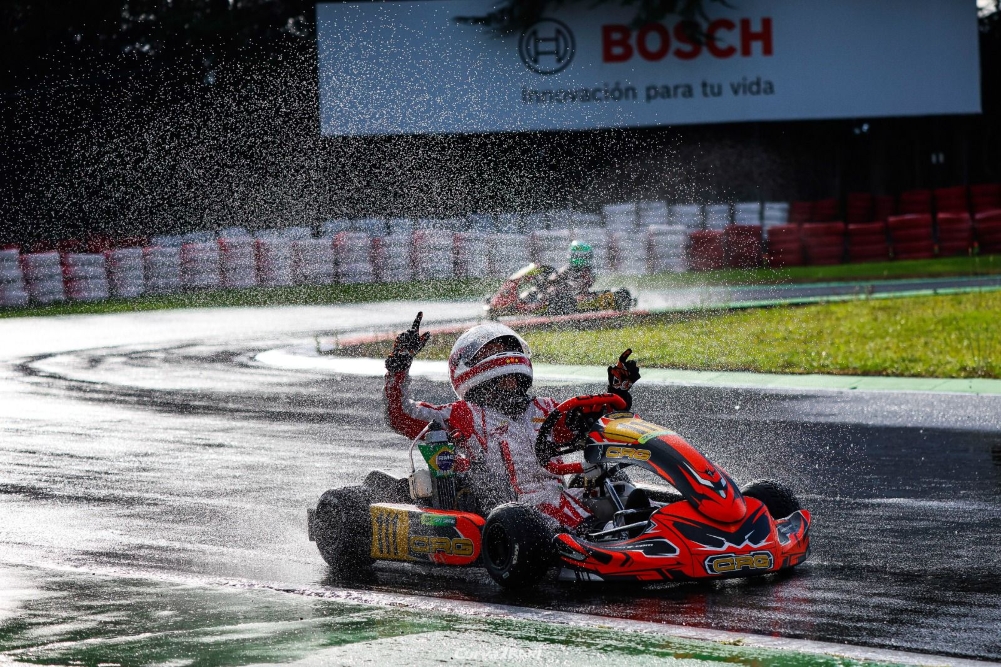 Pedro Campos se torna bicampeão sul-americano na Rotax