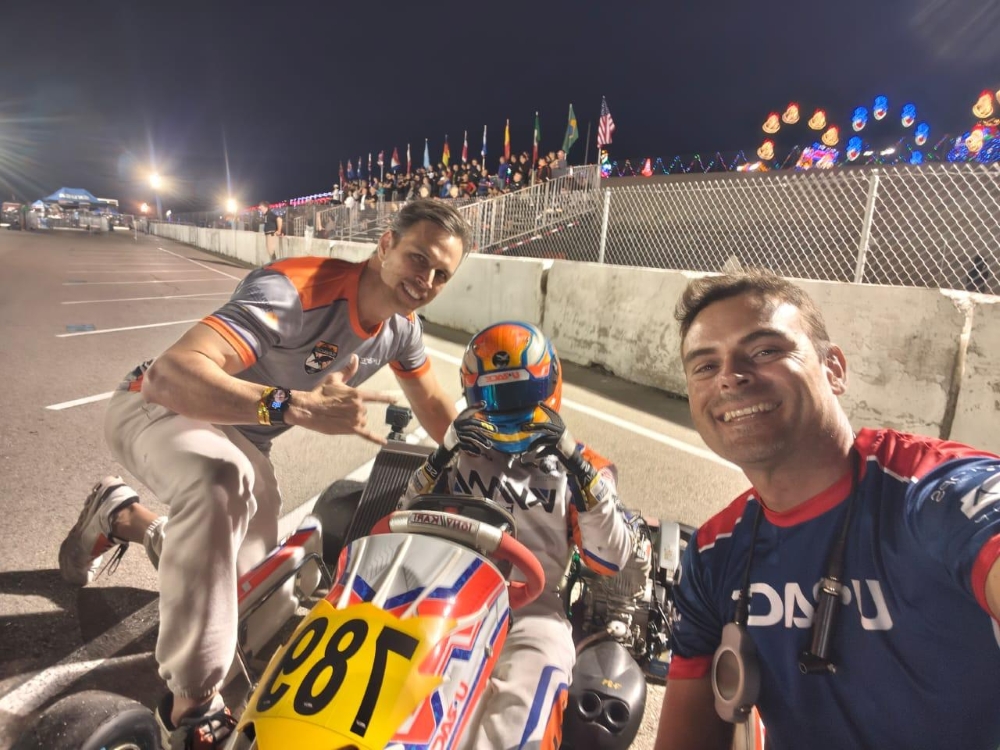 Willian Moraes comemora duas décadas de atuação no kartismo