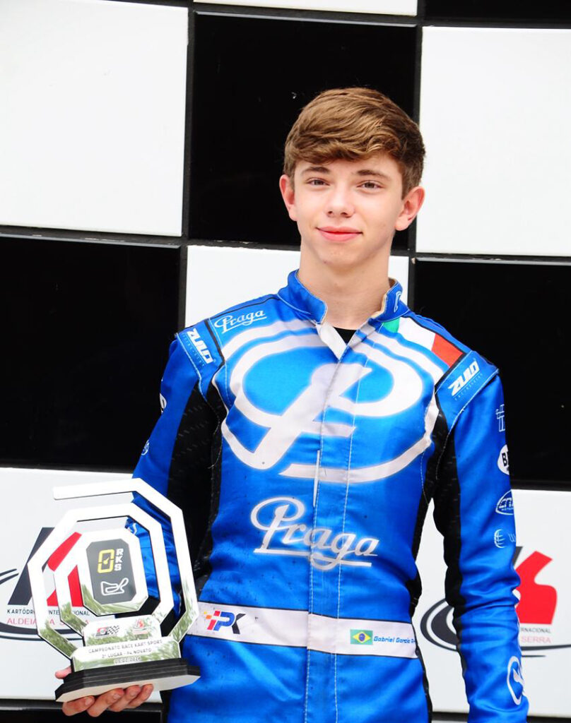 Gabriel Garcia foi o 2º colocado na abertura do Race Kart Sport na estreia de seu chassi Praga Evo3